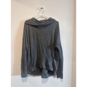 Yogalicious Gray Cowl Neck Sweater L